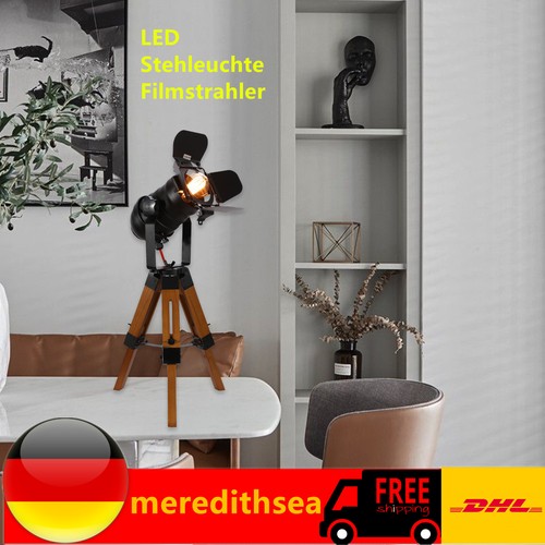 Led vintage stehleuchte tripod - vintage,