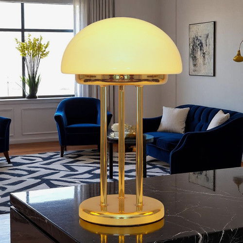 Art déco pilzlampe - art,